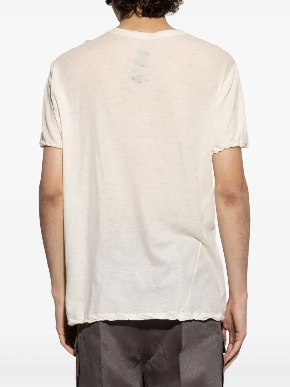 Rick Owens Katoenen T-shirt Beige