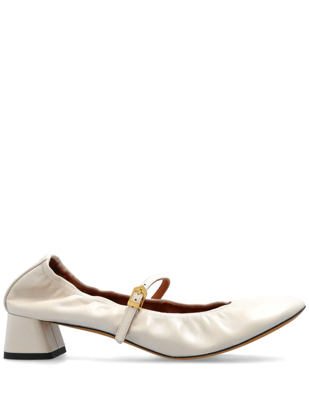 Lanvin Leren pumps Beige