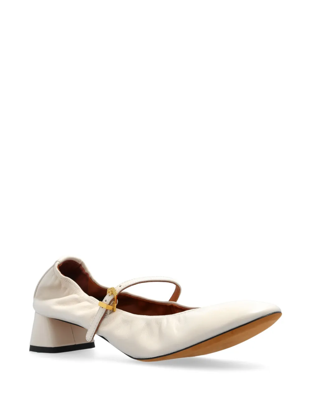 Lanvin Leren pumps Beige