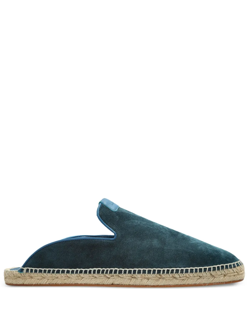 Lanvin suede slides Blauw