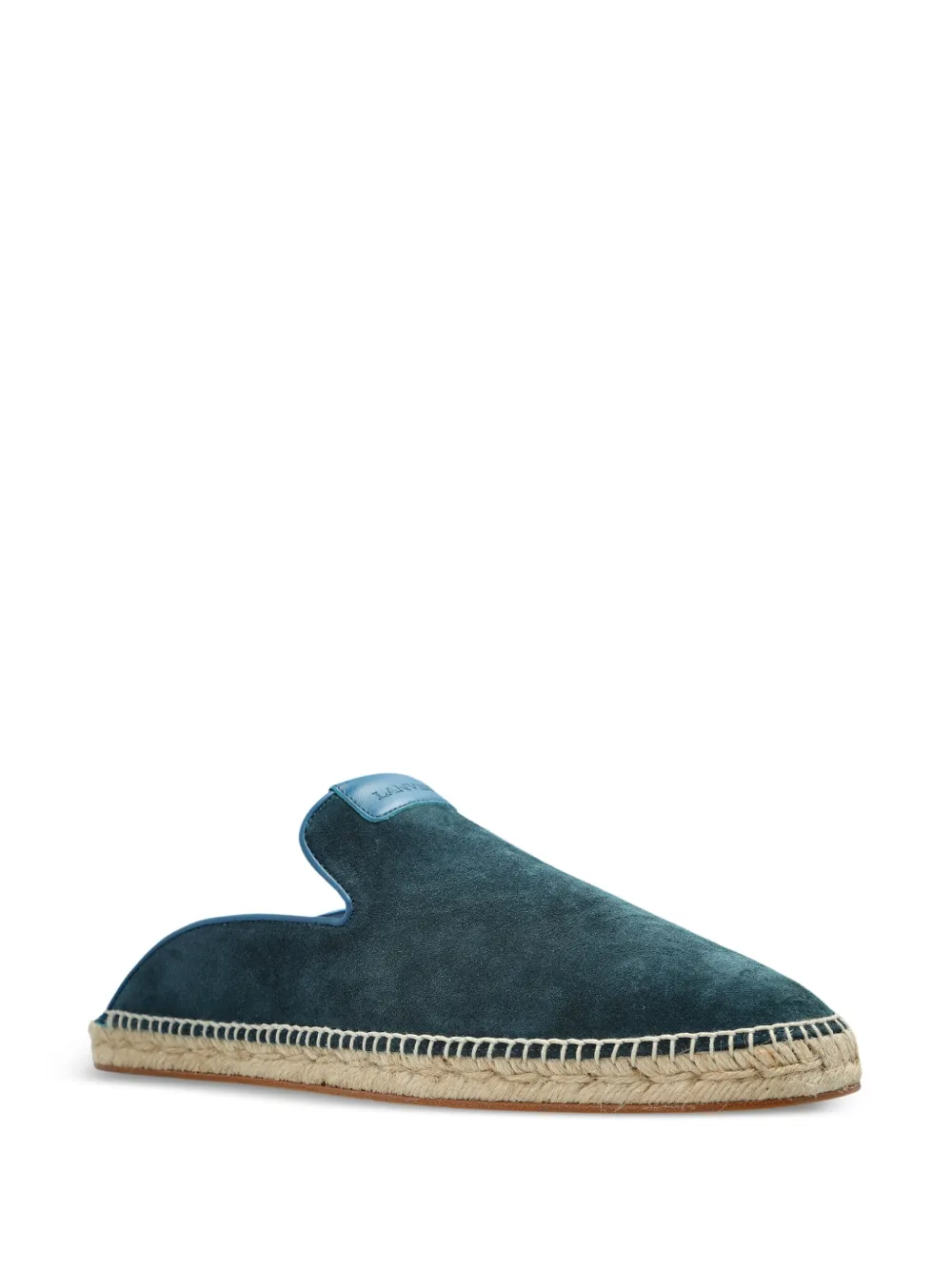 Lanvin suede slides - Blauw