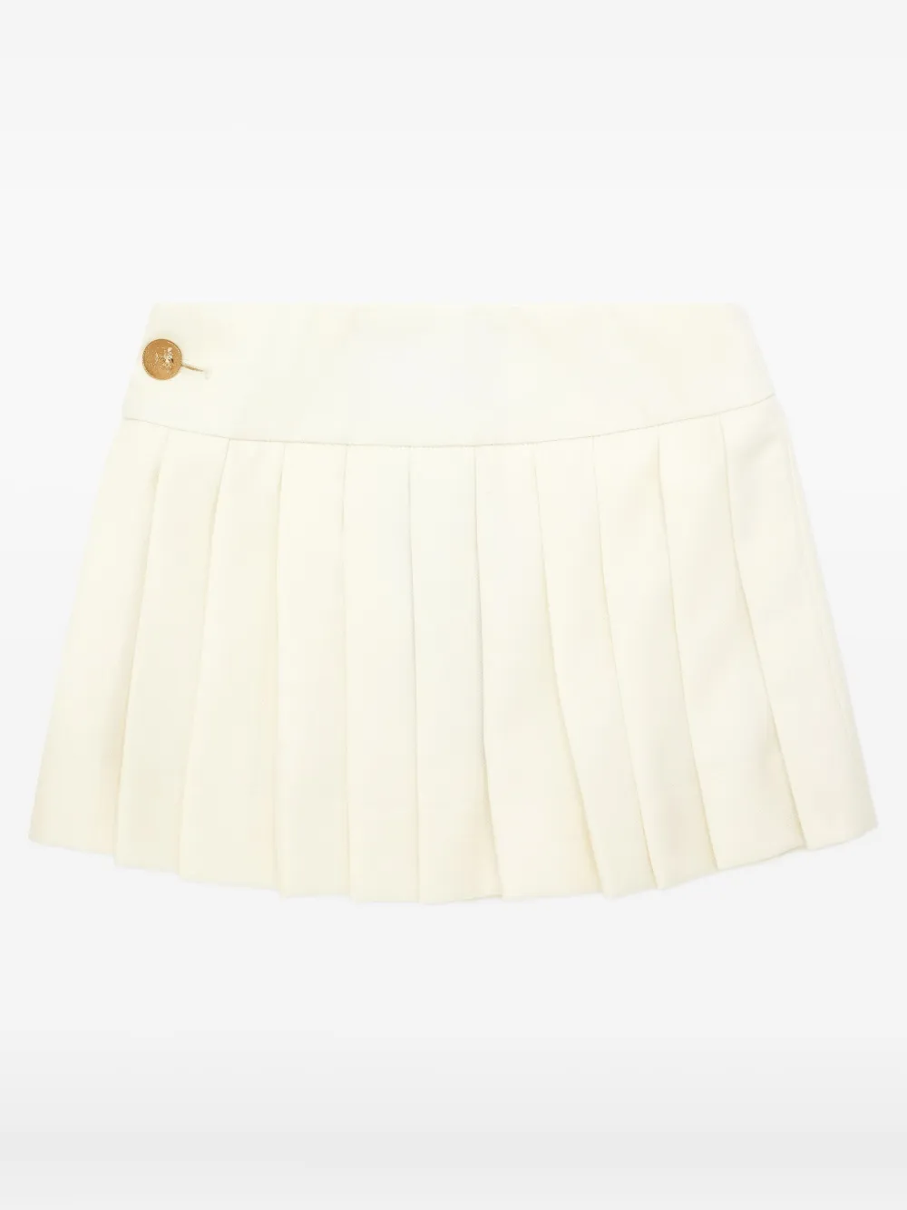 Philipp Plein pleated mini skirt - Wit