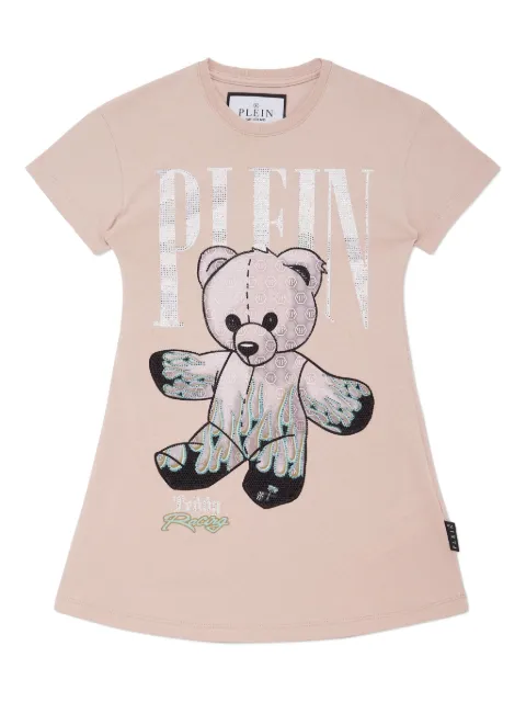 Philipp Plein Teddy Bear-print dress