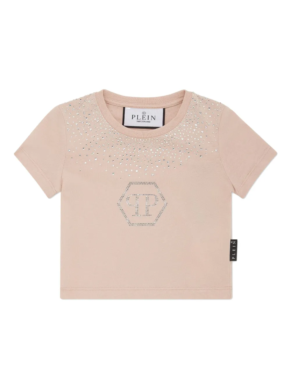 Philipp Plein playera corta Strass Hexagon | rosado | Image 1