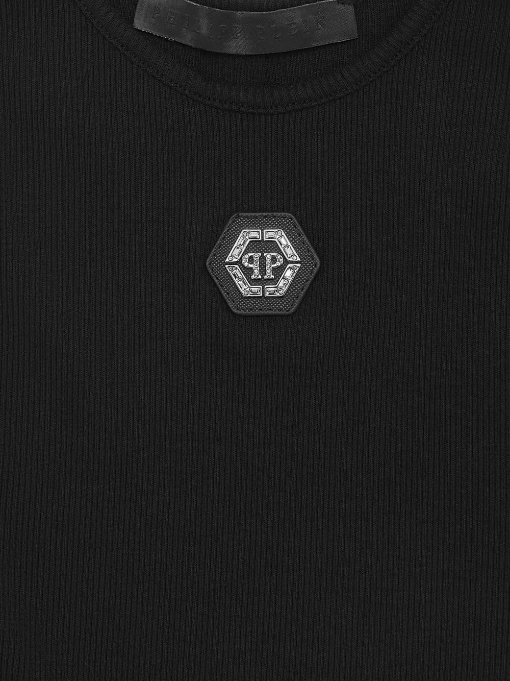 Philipp Plein Jersey tanktop Zwart