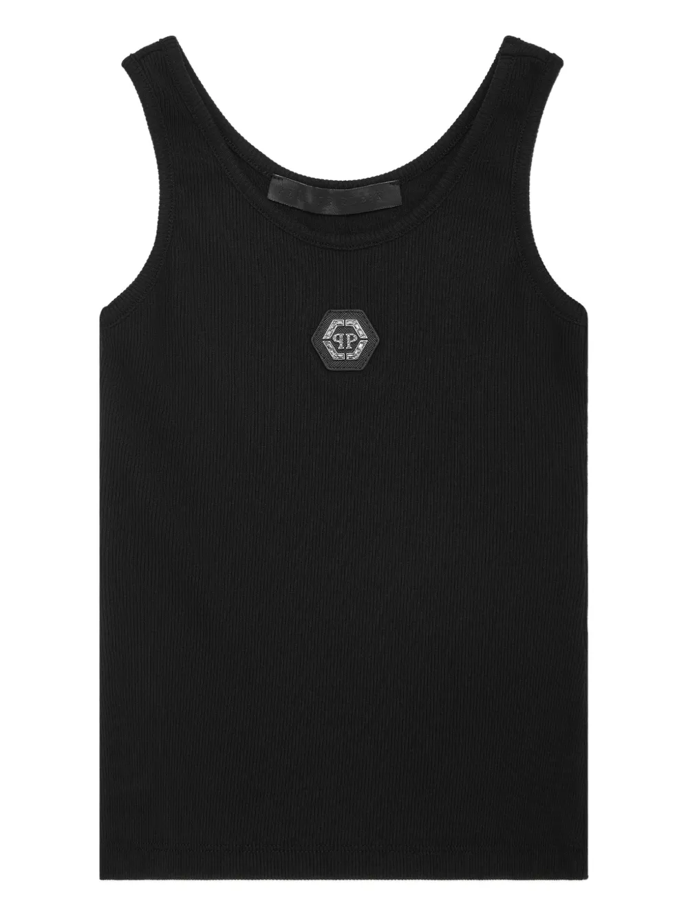 Philipp Plein Jersey tanktop Zwart