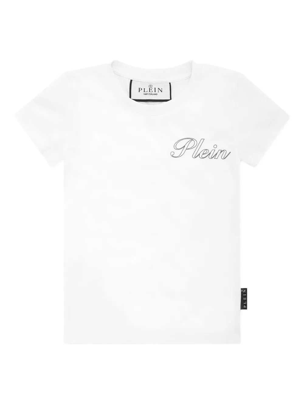 Philipp Plein Pure Italic Plein T-shirt Wit