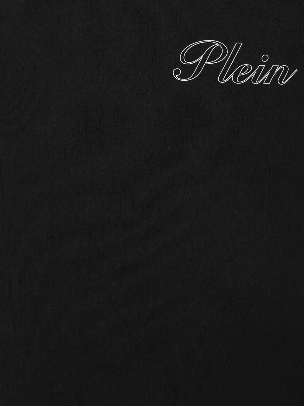Philipp Plein Pure Italic Plein T-shirt Zwart