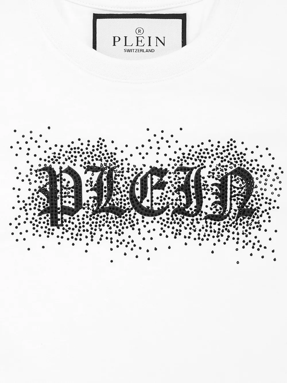 Philipp Plein Gothic Plein T-shirt Wit
