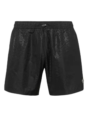 AMIRI MA Core logo-print Swim Shorts | Black | FARFETCH