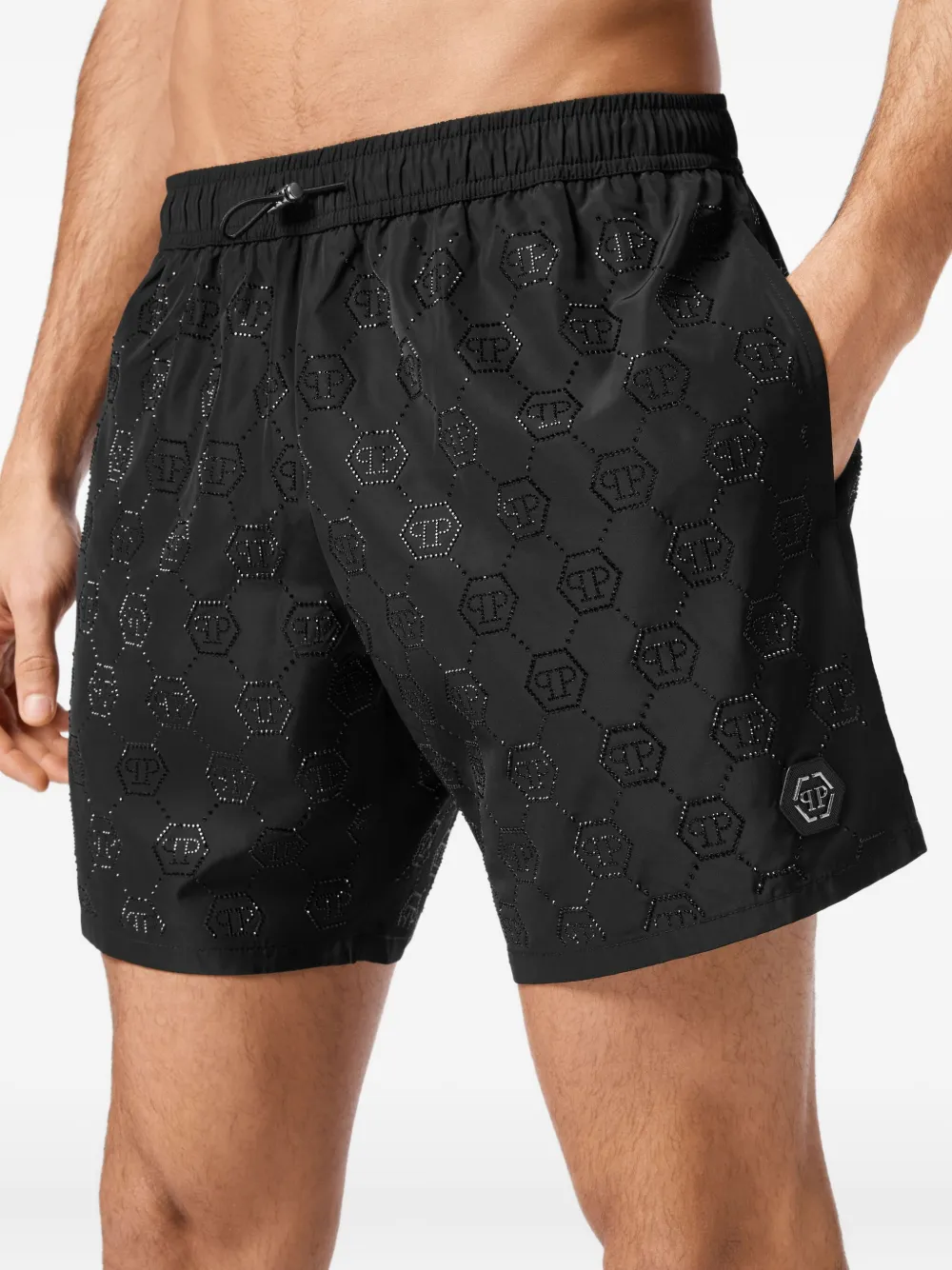 Philipp Plein shorts de playa con logo en relieve | Shorts de playa | Image 2