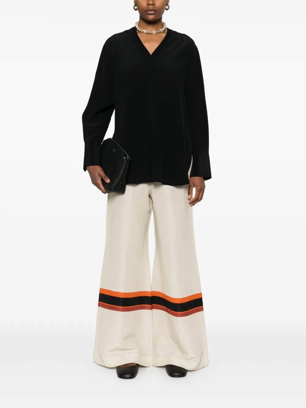 JOSEPH Miller blouse - Zwart
