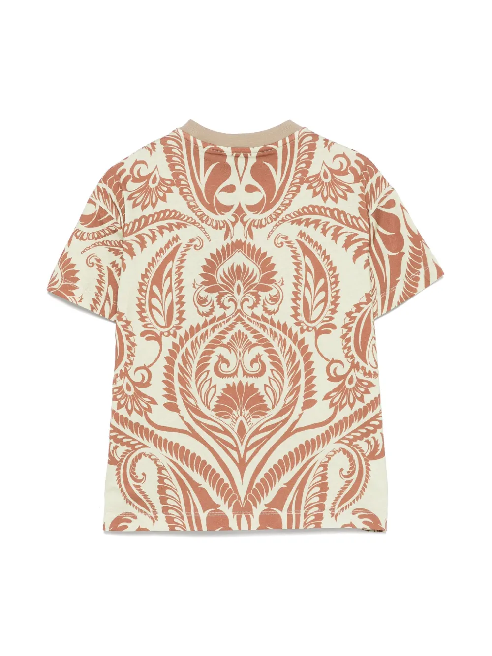 ETRO KIDS T-shirt met paisley-print - Groen