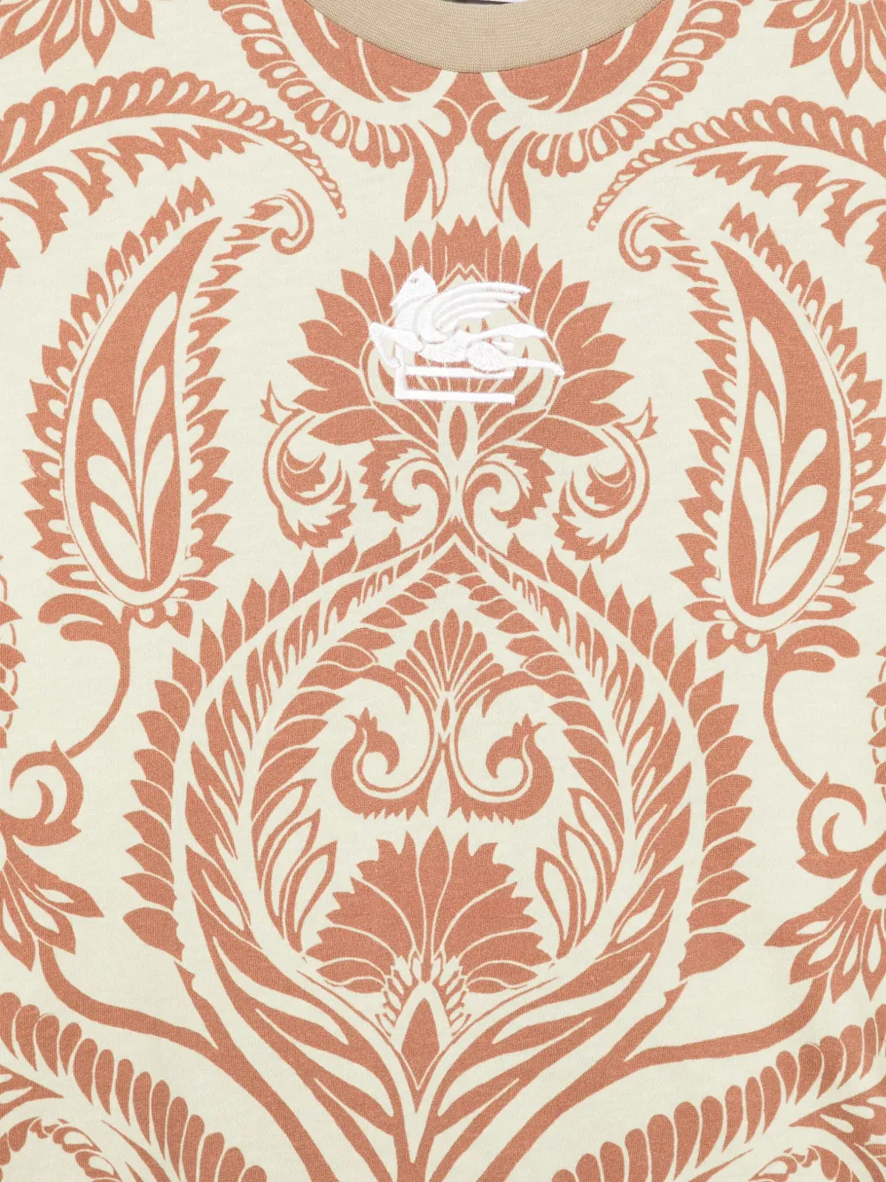 ETRO KIDS T-shirt met paisley-print Groen