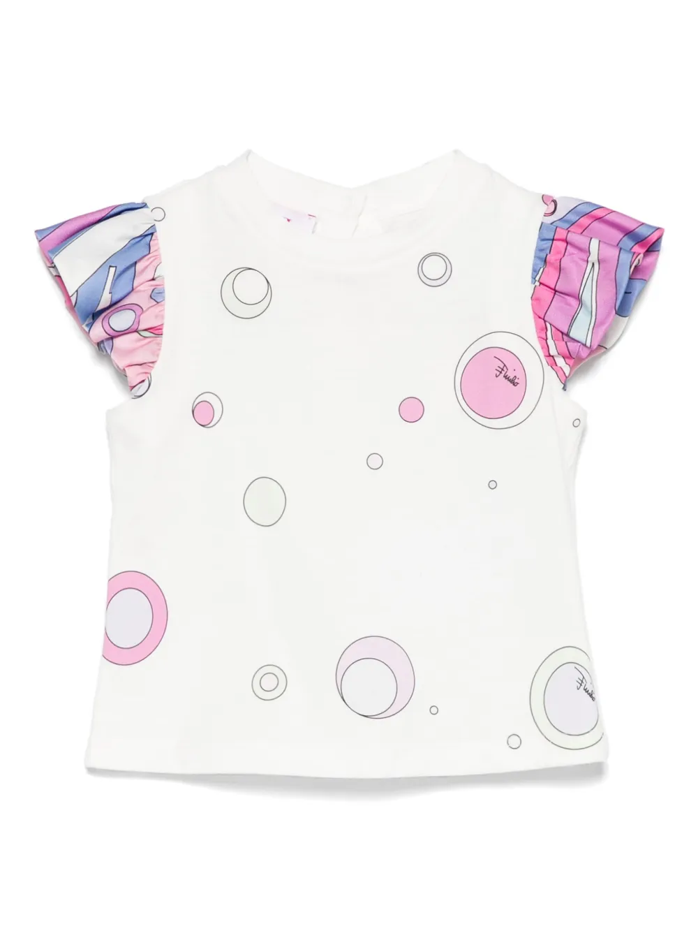 PUCCI Junior top con estampado Fontane | blanco | Image 1