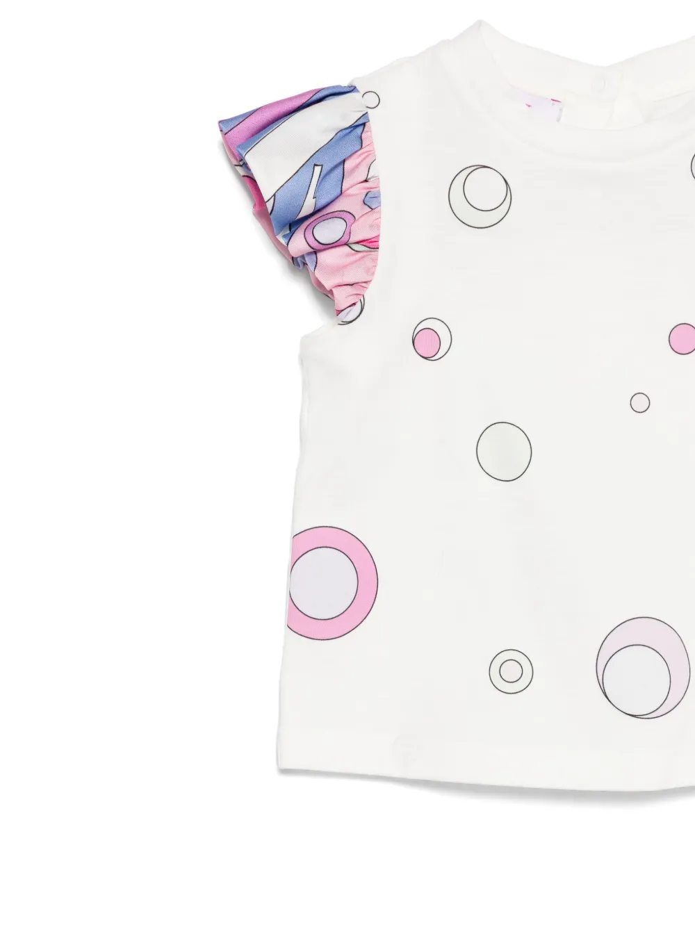 PUCCI Junior Fontane top met print Wit