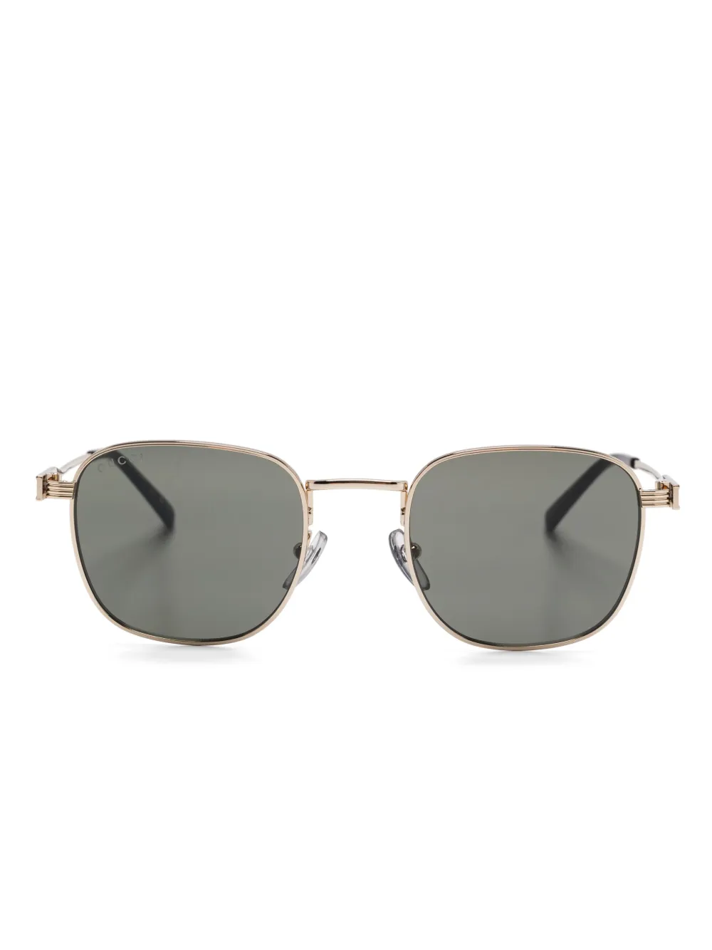 Gucci Eyewear square-frame sunglasses | Gold | Image 1