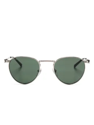 Prada Eyewear オーバルフレーム サングラス | ゴールドトーン