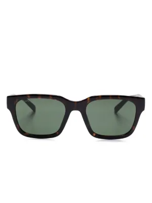 Gucci Eyewear オーバーサイズ サングラス | ブラック | FARFETCH JP
