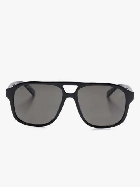 Gucci Eyewear Zonnebril met piloten montuur