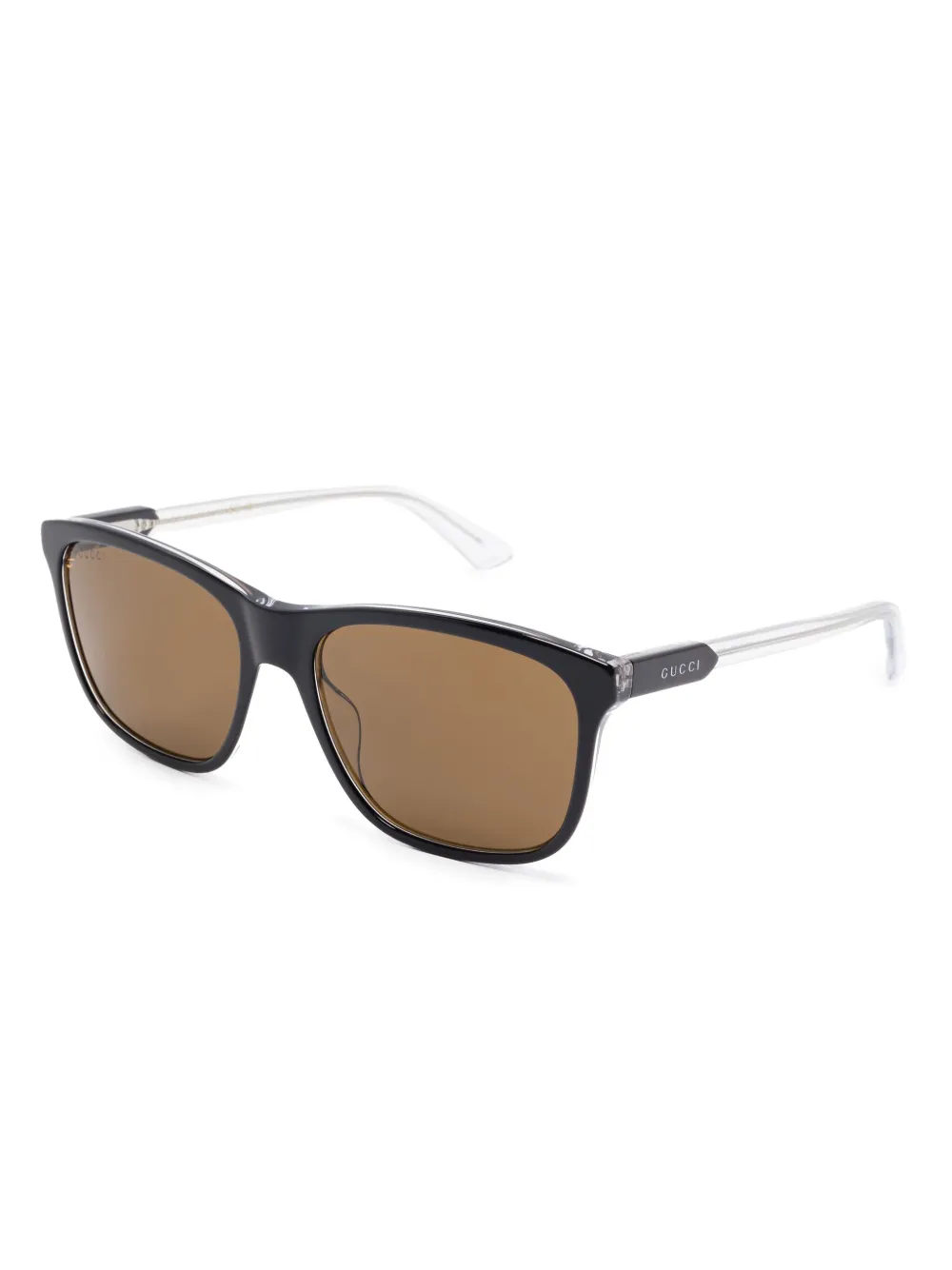 Gucci Eyewear Zonnebril met vierkant montuur - Wit