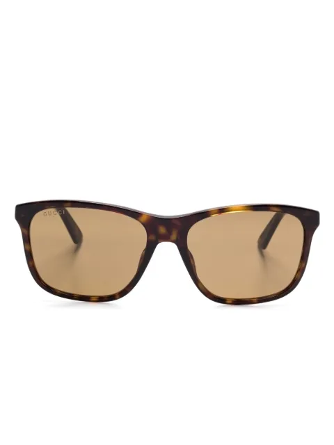 Gucci Eyewear lentes de sol con armazón rectangular
