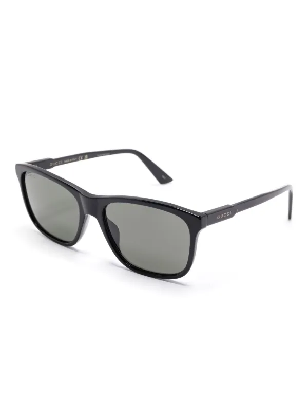 Gucci Eyewear スクエアフレーム サングラス | ブラック
