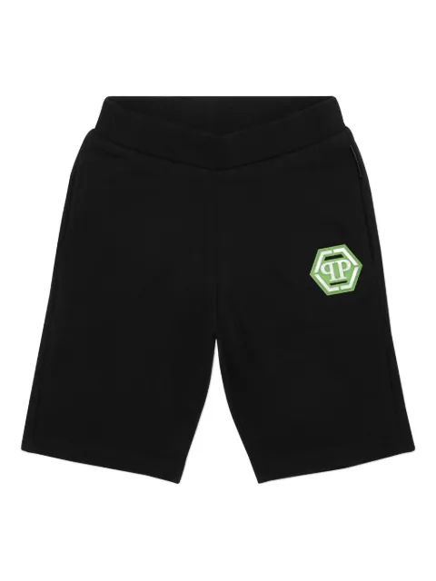 Philipp Plein shorts con aplique del logo