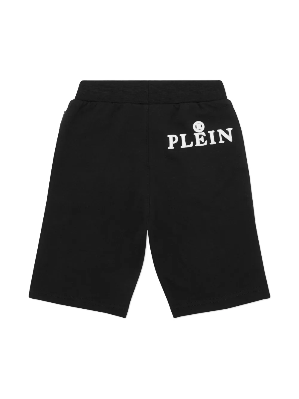 Philipp Plein logo-appliqué shorts - Zwart