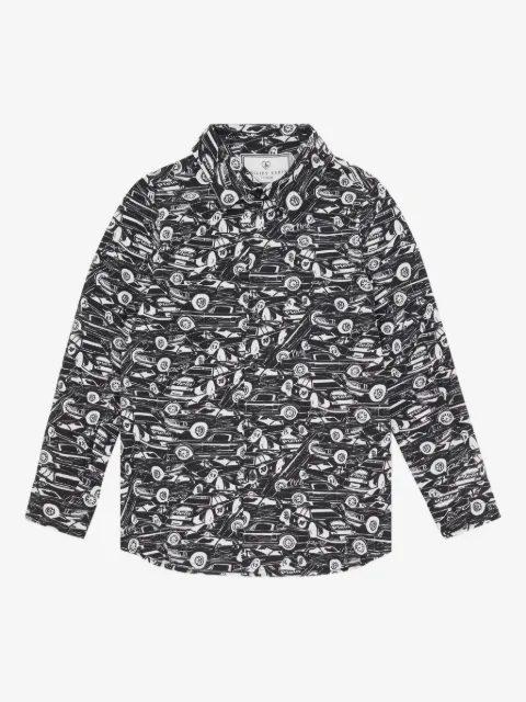 Philipp Plein Junior Strass Cars Racing shirt 