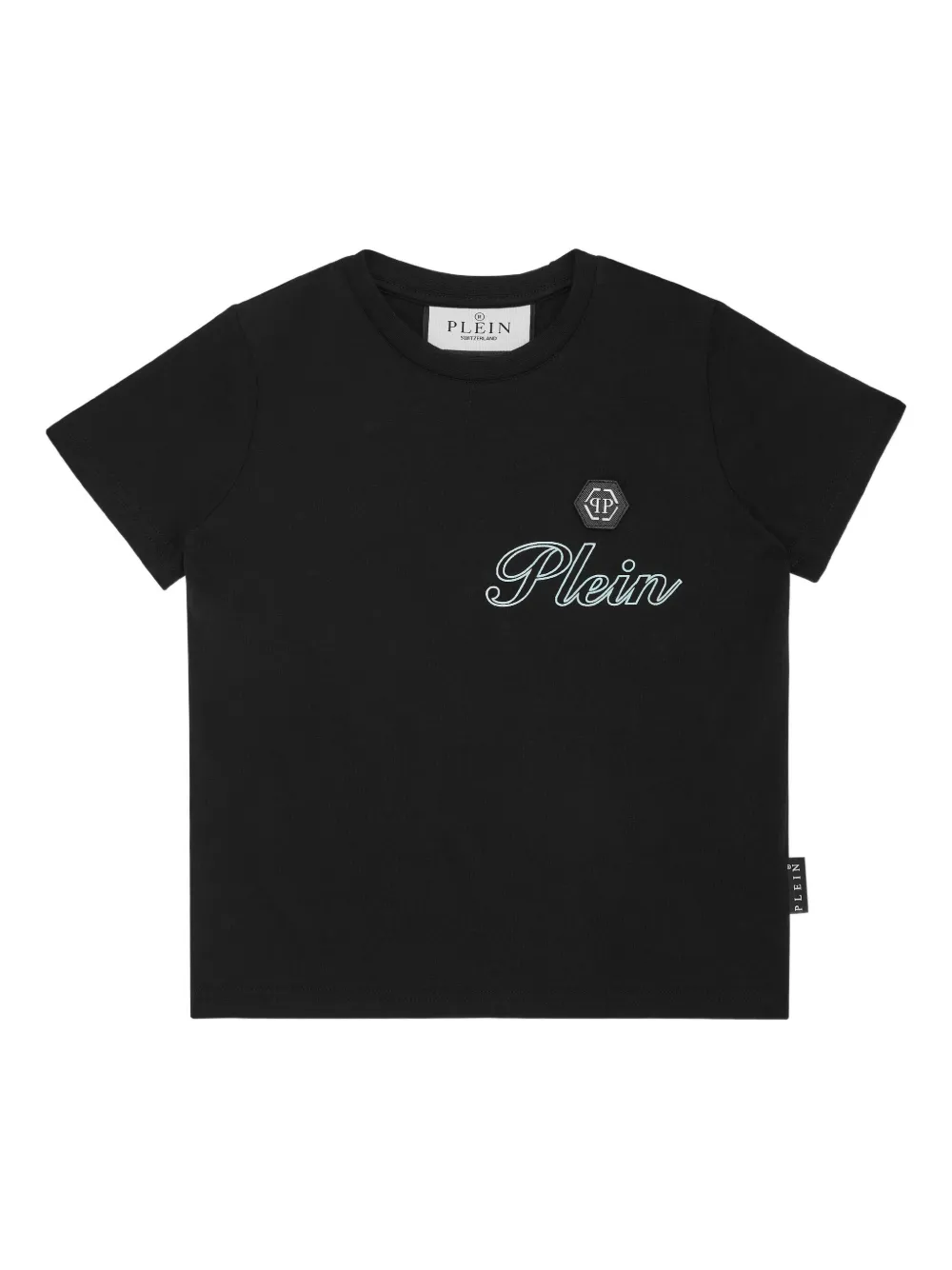 Philipp Plein cotton T-shirt Zwart