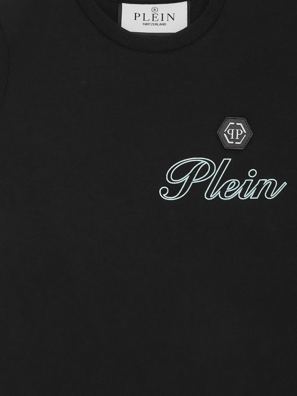Philipp Plein cotton T-shirt Zwart