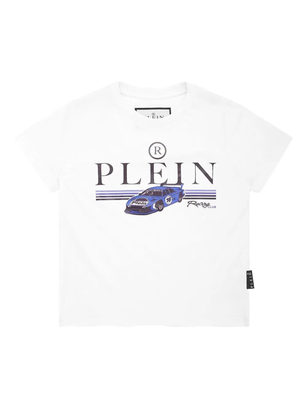 Philipp Plein Cars Racing jersey T-shirt Wit