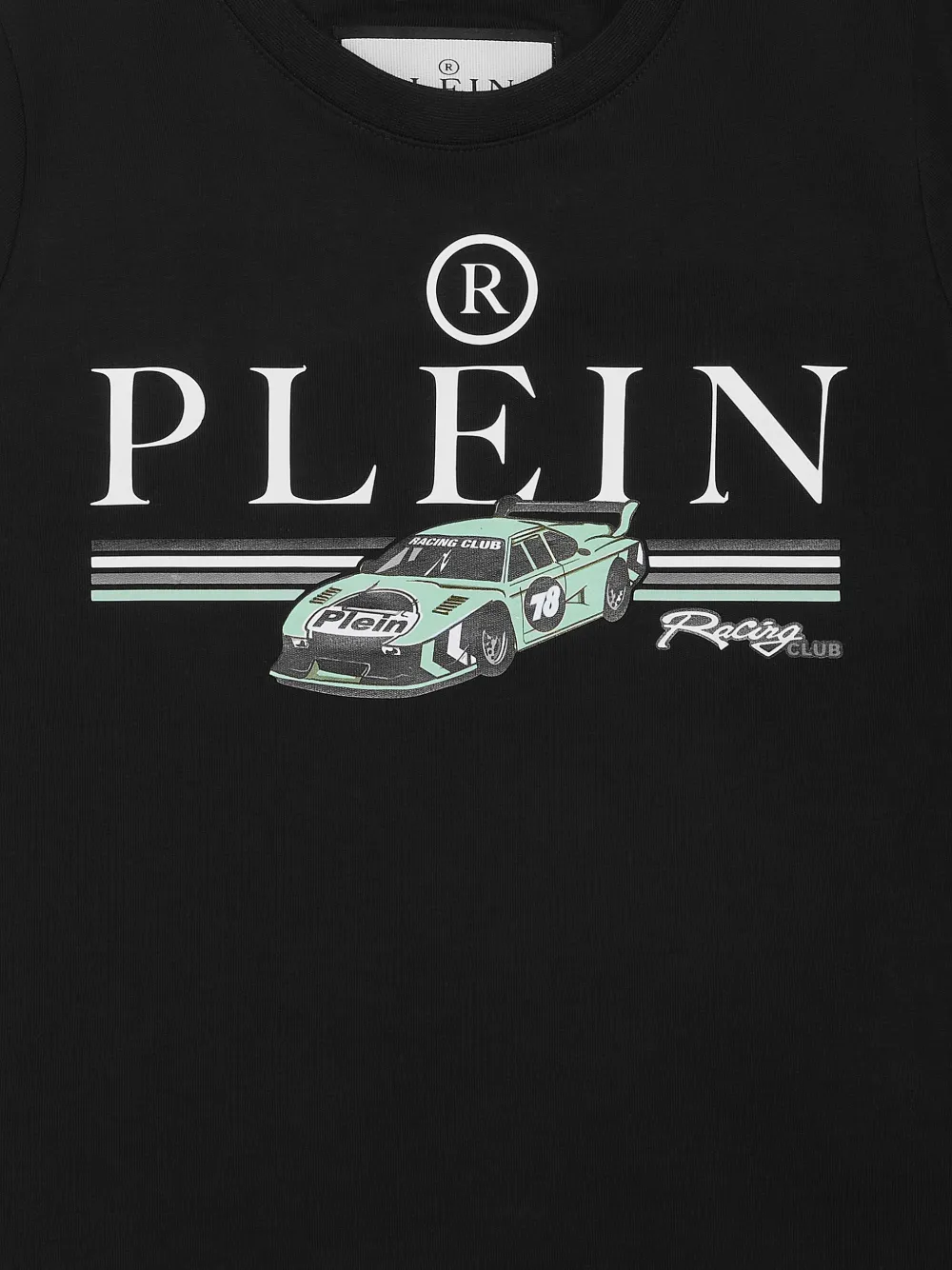 Philipp Plein Cars Racing jersey T-shirt Zwart