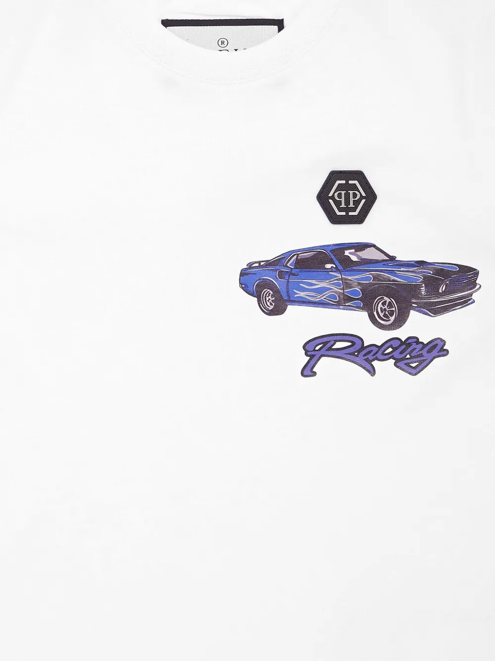 Philipp Plein Cars Racing T-shirt Wit