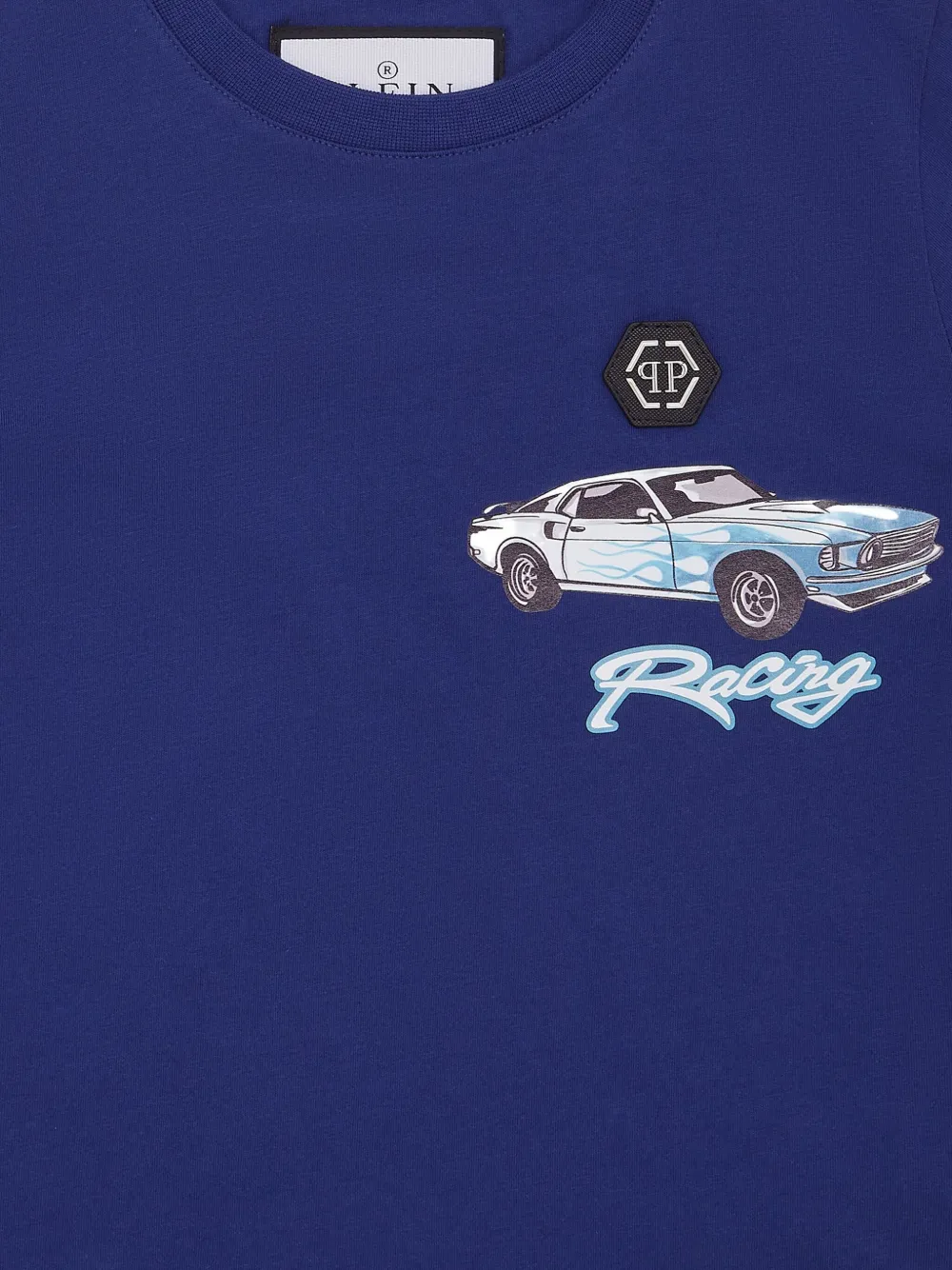 Philipp Plein Cars Racing T-shirt Blauw