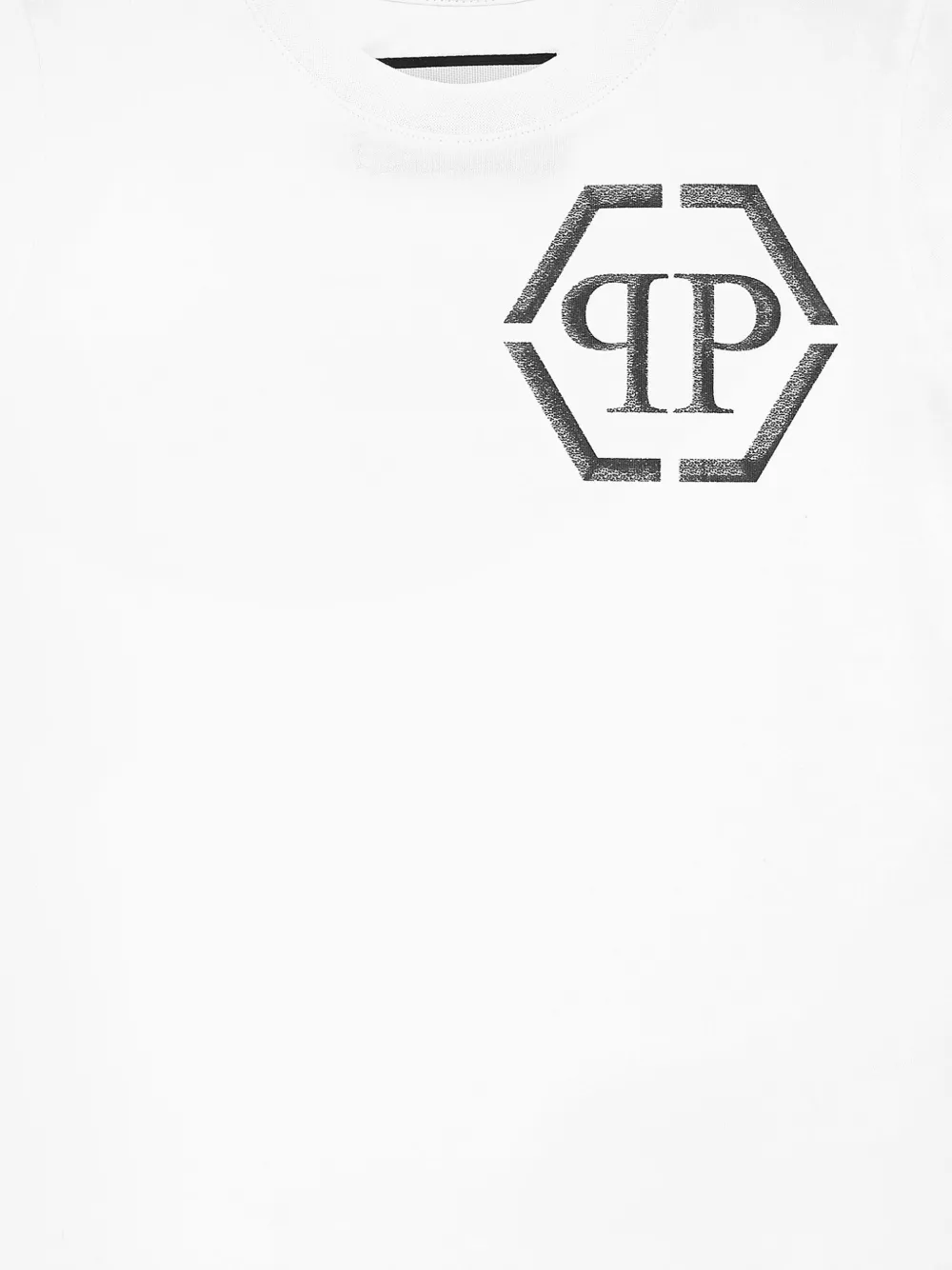 Philipp Plein T-shirt met Hexagon-print Wit