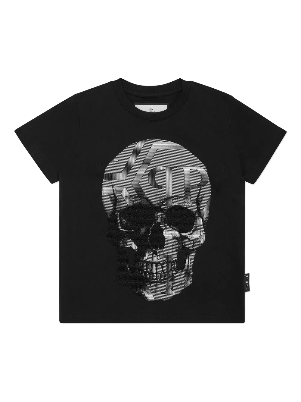 Philipp Plein playera con motivo Strass Skull | negro | Image 1