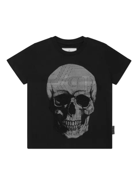 Philipp Plein Strass Skull T-Shirt
