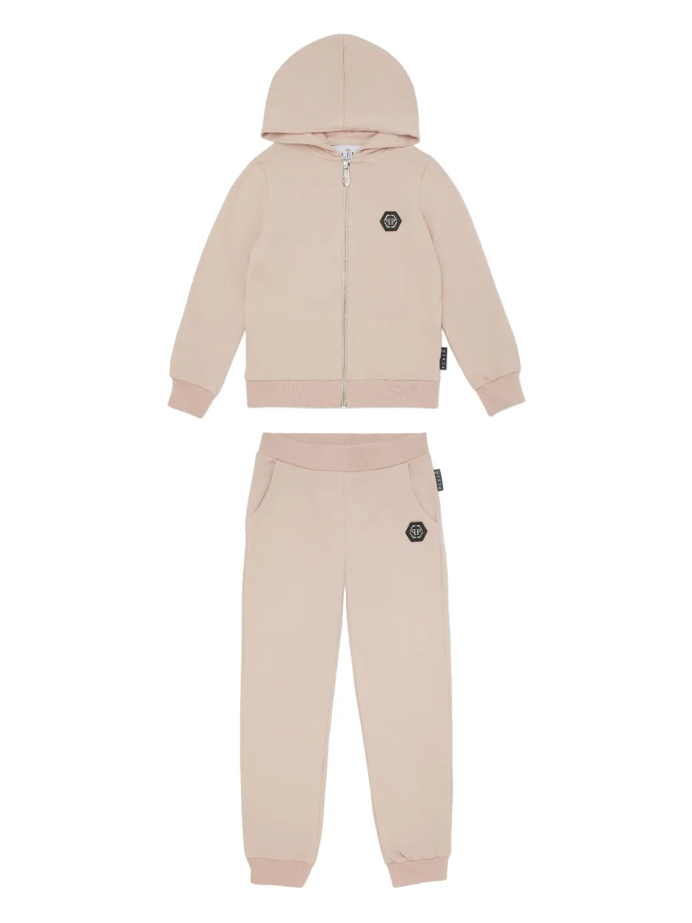 Philipp Plein Strass Gothic Plein Jogging trainingspak Roze