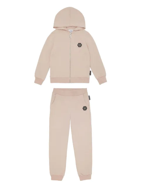 Philipp Plein Strass Gothic Plein Jogging tracksuit set
