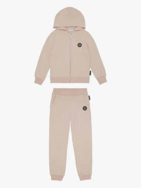 Philipp Plein Junior Strass Gothic Plein Jogging tracksuit set