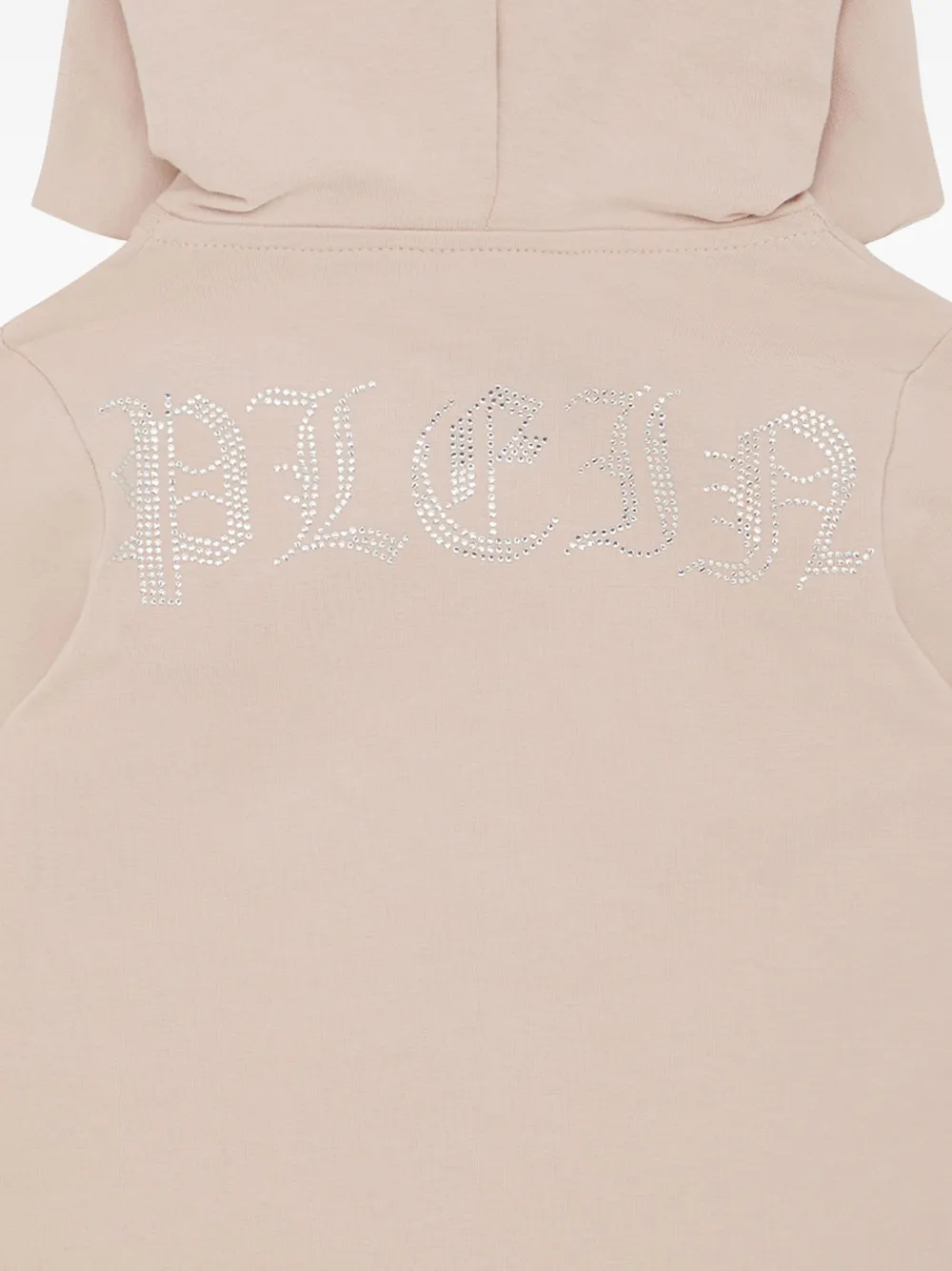 Philipp Plein Strass Gothic Plein Jogging Tracksuit Set In ピンク