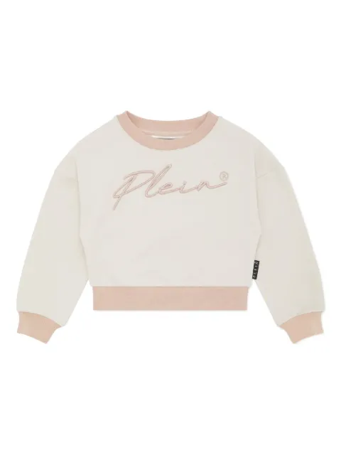 Philipp Plein Signature cropped sweatshirt