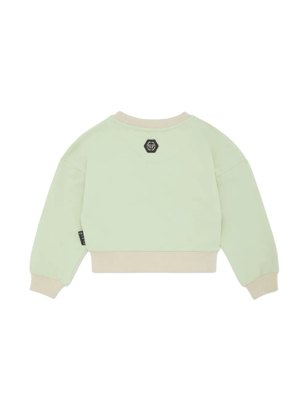 Philipp Plein Signature cropped sweatshirt - Groen