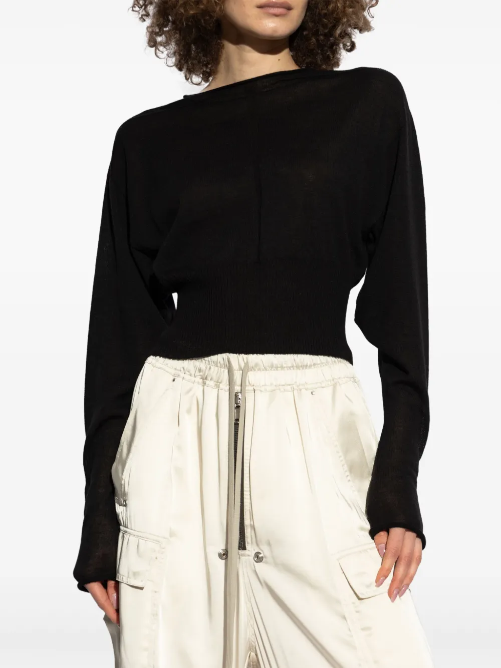 Rick Owens Wollen trui Zwart