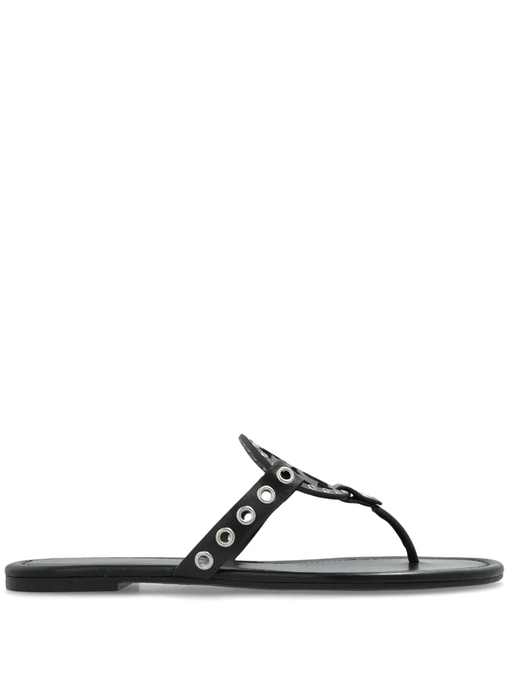 Tory Burch eyelet-embellished sandals Black