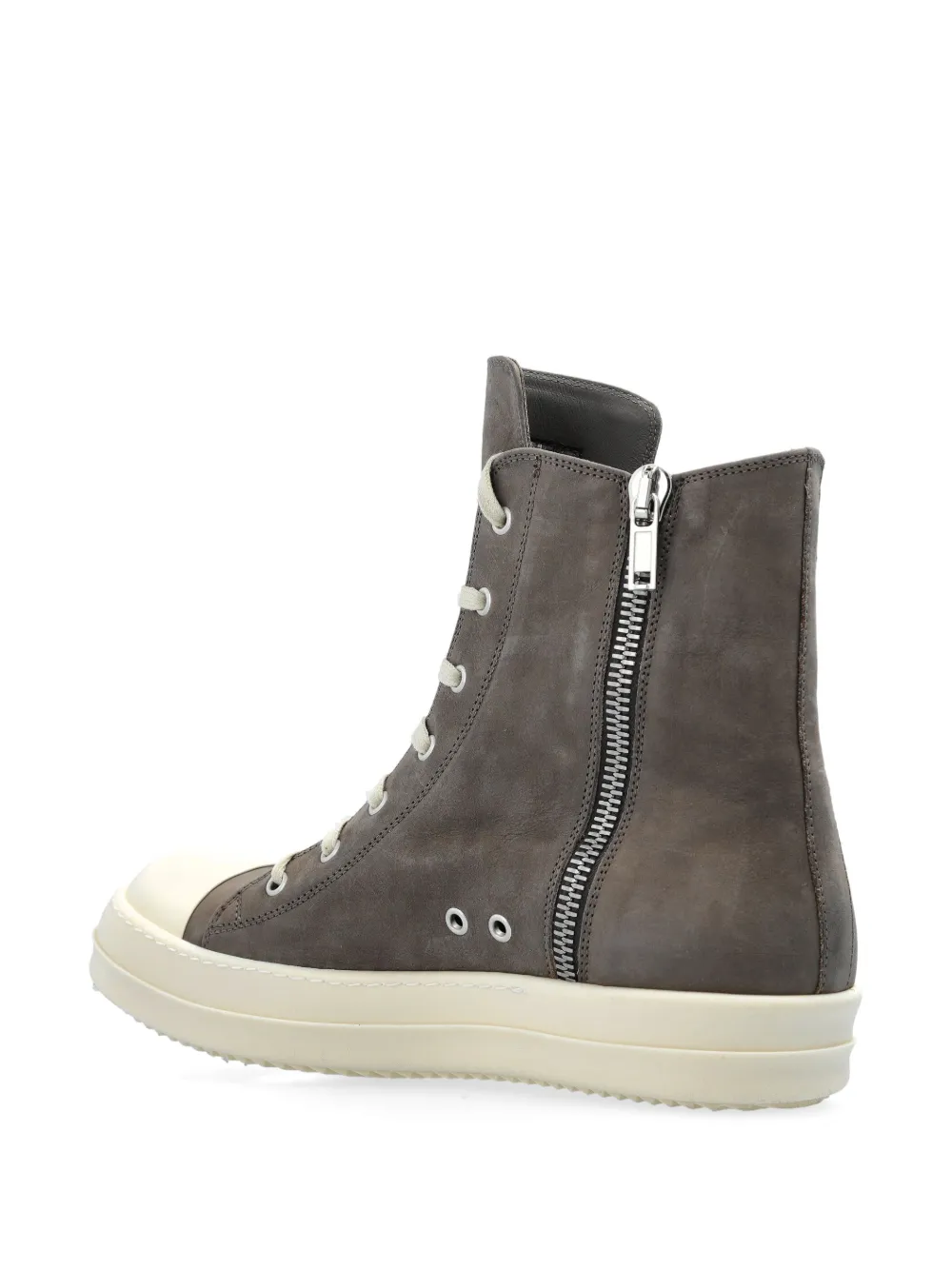 Rick Owens brushed-finish sneakers Grey