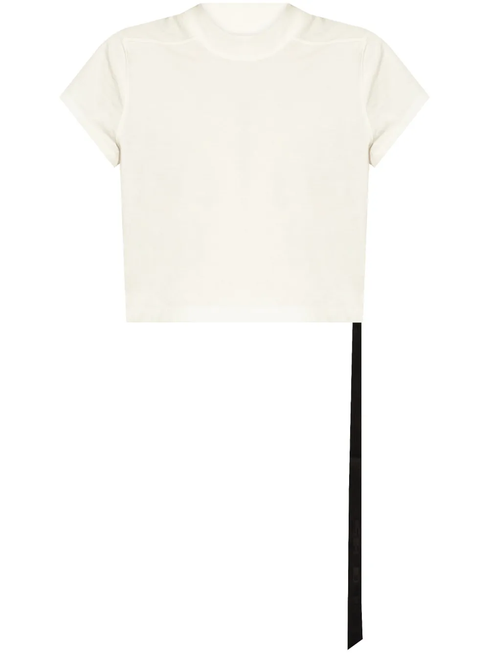 Rick Owens DRKSHDW ストラップディテール Tシャツ - ホワイト Rick Owens DRKSHDW ストラップディテール Tシャツ - ホワイト