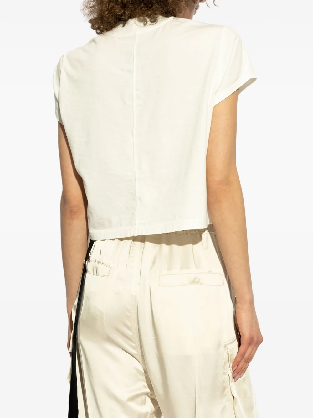 Rick Owens DRKSHDW T-shirt met bandje Wit